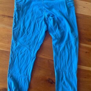 Stio Blue Leggings Athletic Performance Wear